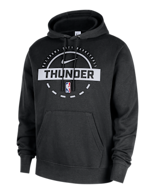 Мужское худи Oklahoma City Thunder Club Nike NBA Practice Pullover Hoodie