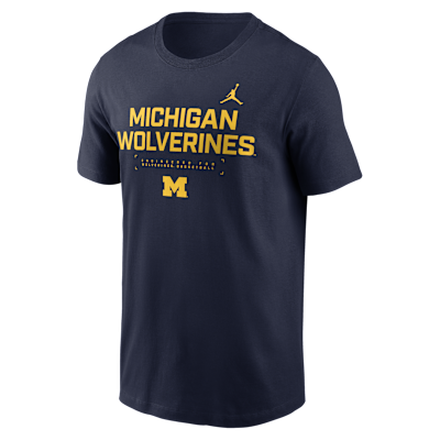 Michigan Courtside Basketball Men's Jordan Brand Dri-FIT College T-Shirt