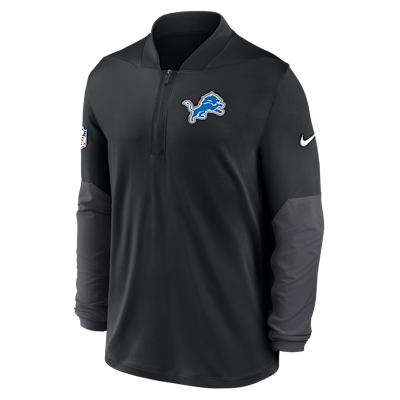 Detroit Lions Feel The Pressure Men's Nike Dri-FIT NFL 1/2-Zip Top