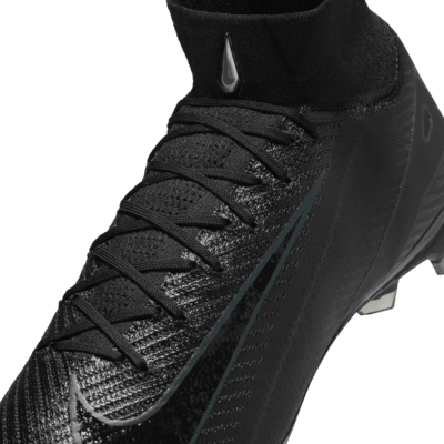 Korki piłkarskie typu high top na twardą murawę Nike Mercurial Superfly 10 Elite