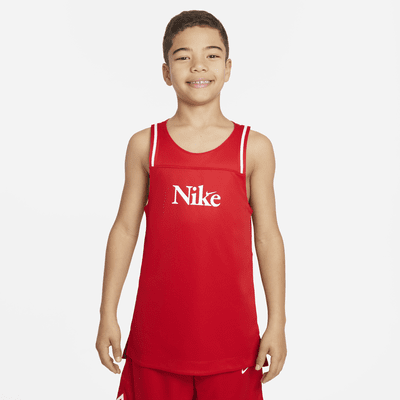 Jersey de básquetbol reversible para niños talla grande Nike Culture of Basketball