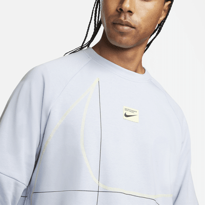 Nike Dri-FIT Men's Long-Sleeve Fleece Fitness Top