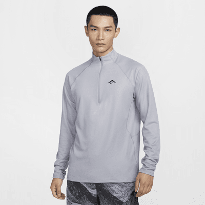 เสื้อมิดเลเยอร์ซิปครึ่งตัวผู้ชาย Dri-FIT Nike Trail