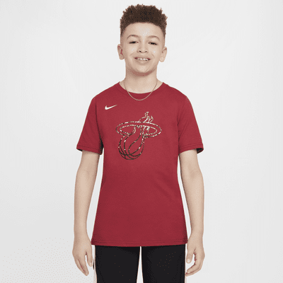 Miami Heat Essential Older Kids' (Boys') Nike NBA T-Shirt