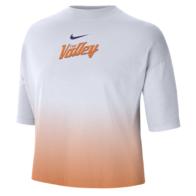 Phoenix Suns Courtside City Edition Premium Women's Nike NBA Boxy T-Shirt