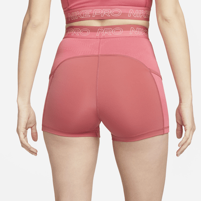 Nike Pro Women's High-Waisted 3" Training Shorts with Pockets