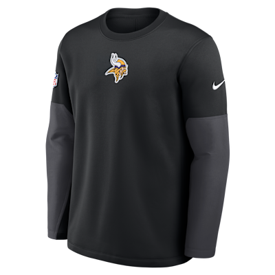 Minnesota Vikings Scripted To Win Sideline Coach Men's Nike Therma-FIT NFL Long-Sleeve T-Shirt