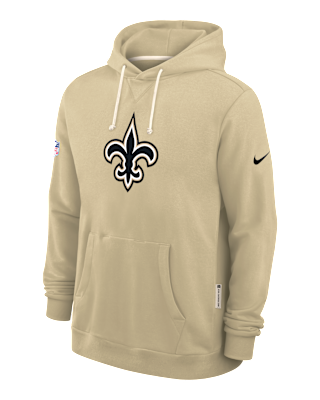 Мужское худи New Orleans Saints Alt Offensive Set Play Sideline Nike Dri-FIT NFL Pullover Hoodie