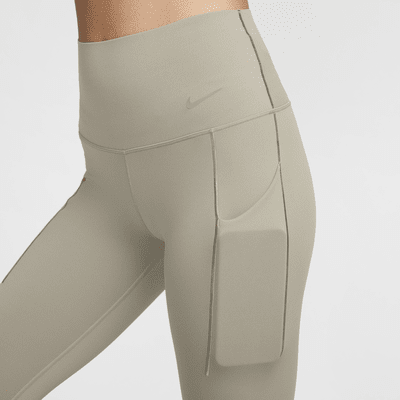 Leggings de 7/8 de tiro alto y sujeción media con bolsillos para mujer Nike Universa