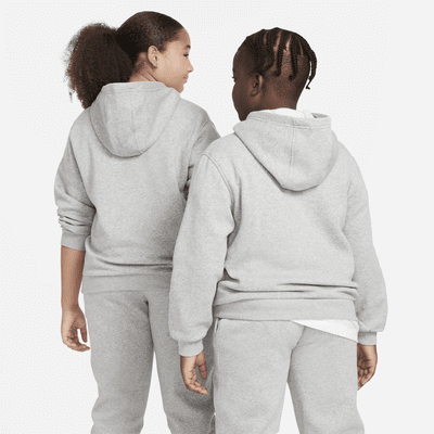 Nike Sportswear Club Fleece kapucnis, belebújós pulóver nagyobb gyerekeknek (bővített méret)