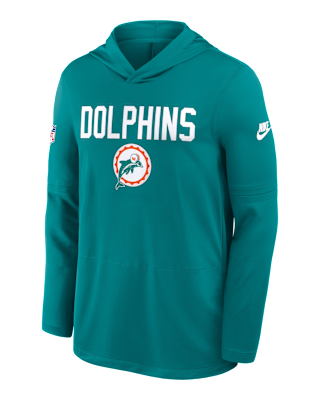 Мужские  Miami Dolphins Pass Accuracy Nike Dri-FIT NFL Long-Sleeve Hooded Top