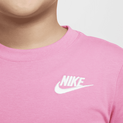 Nike Sportswear Little Kids' Embroidered Futura T-Shirt