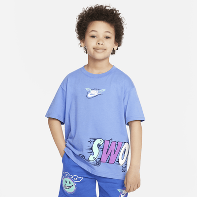 Nike Sportswear "Art of Play" Relaxed Graphic Tee Little Kids T-Shirt