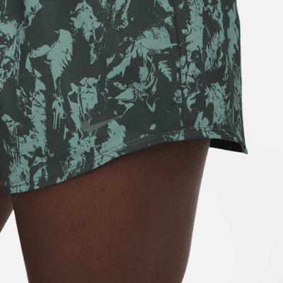 Shorts Dri-FIT estampados de tiro alto de 8 cm con forro de ropa interior para mujer Nike One