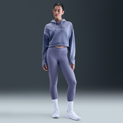 Nike Pro Therma-FIT-hættetrøje i fleece til kvinder