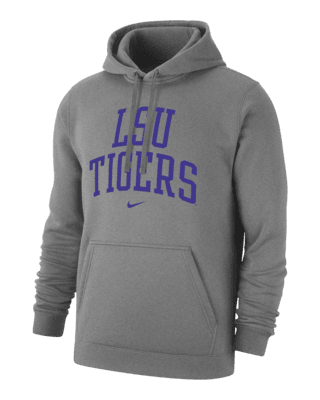 Мужское худи LSU Club Fleece Nike College Pullover Hoodie