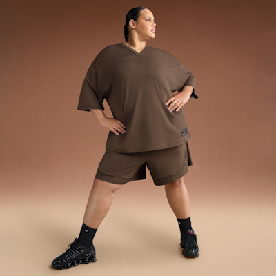 NikeSKIMS Airy Women's Oversized V-Neck T-Shirt