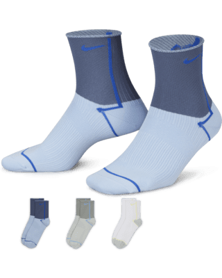 Unisex носки Nike Everyday Plus Lightweight Training Ankle Socks (3 Pairs) для тренировок