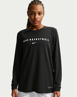 Женские  Nike Dri-FIT Long-Sleeve Warm-Up Basketball Top для баскетбола