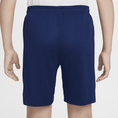 Atlético Madrid 2024/25 Stadium Derde Nike Dri-FIT replicavoetbalshorts voor kids