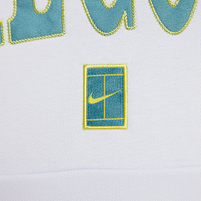 NikeCourt Heritage Dri-FIT férfi kapucnis polár teniszpulóver