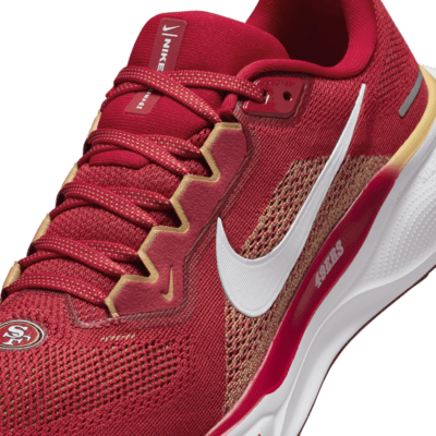 Tenis de correr en pavimento para hombre Nike Pegasus 41 NFL San Francisco 49ers