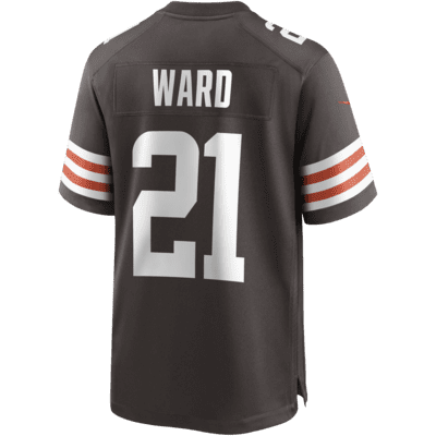 NFL Cleveland Browns (Denzel Ward) Men's Game Football Jersey