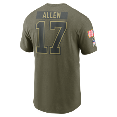 Playera Nike de la NFL para hombre Josh Allen Buffalo Bills Salute To Service