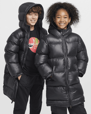 Подростковая парка Nike Sportswear Heavyweight Synthetic Fill EasyOn Big Kids' Therma-FIT Repel Loose Hooded Parka