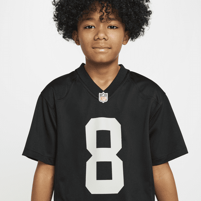 Φανέλα αγώνα Nike NFL Joshua Jacobs Las Vegas Raiders για μεγάλα παιδιά