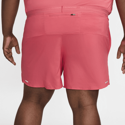 Shorts de correr Dri-FIT de 13 cm con forro de ropa interior para hombre Nike Stride