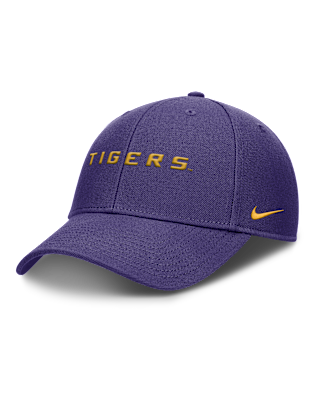 Мужские  LSU On-Field Rise Gameday Nike Dri-FIT College Trucker Adjustable Hat