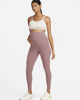 Женские тайтсы Nike Zenvy (M) Gentle-Support High-Waisted 7/8 Leggings with Pockets (Maternity)