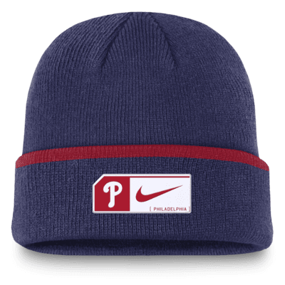 Gorro con dobladillo Nike de la MLB para hombre Philadelphia Phillies Terra