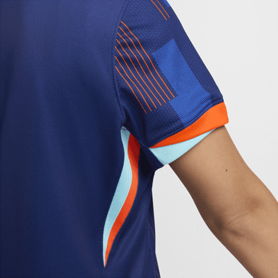 Segunda equipación Stadium Países Bajos 2024/25 (Selección masculina) Camiseta de fútbol Replica Nike Dri-FIT - Mujer