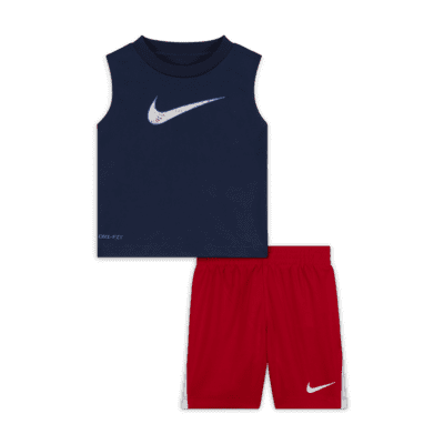 Conjunto de camiseta de tirantes y shorts para bebé (de 12 a 24 meses) Nike.  Nike.com