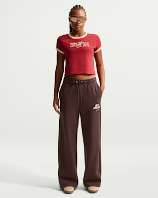 Nike Sportswear Phoenix Fleece Women's High-Waisted Wide-Leg Trousers