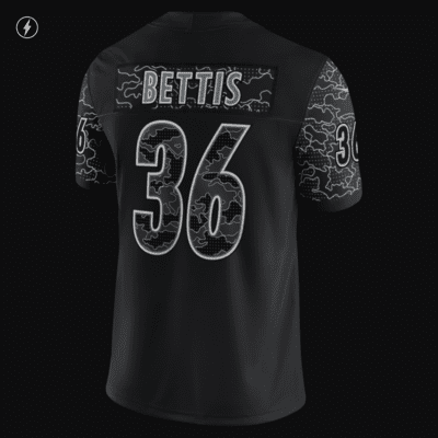 Jersey de fútbol americano a la moda para hombre Pittsburgh Steelers RFLCTV de la NFL (Jerome Bettis)