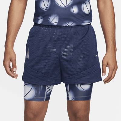 Shorts de básquetbol Dri-FIT de 10 cm 2 en 1 para hombre Ja