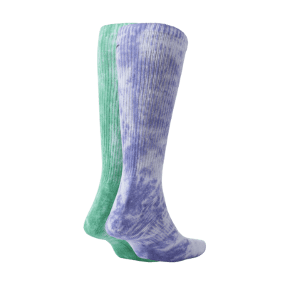 nike tie dye socks women's