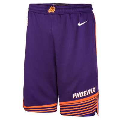 Shorts Nike Dri-FIT Swingman de la NBA para niños talla grande Phoenix Suns Icon Edition