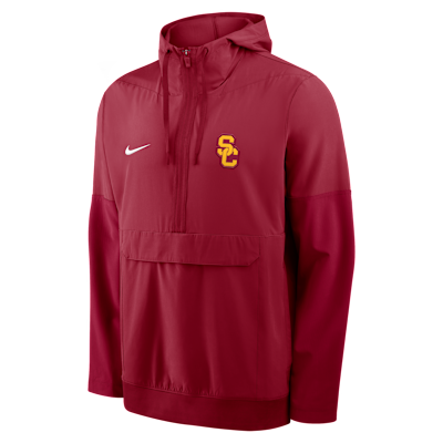 USC Anorak Men's Nike College 1/2-Zip Hooded Jacket