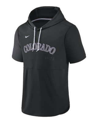 Men's Nike Green Colorado Rockies City Connect Short Sleeve Pullover Hoodie Size: Small