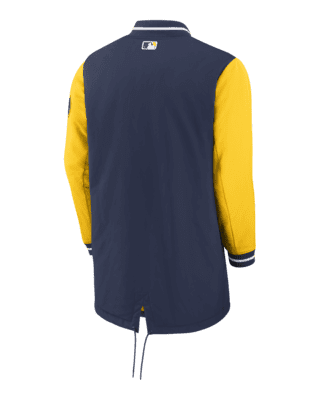 Milwaukee Brewers Cotton Twill Workwear Jacket - Navy