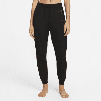 Nike Women's Yoga 7/8 Fleece Jogger Pants, Training