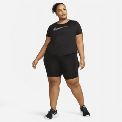 Nike Dri-FIT Swoosh Women's Short-Sleeve Running Top (Plus Size). Nike PH