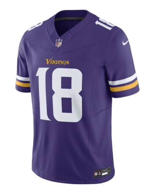 Мужские джерси Justin Jefferson Minnesota Vikings Nike Dri-FIT NFL Limited Football Jersey для футбола