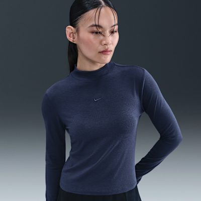 Nike Sportswear Chill Knit Women's Slim Long-Sleeve Mock-Neck T-Shirt
