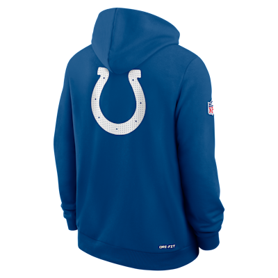 Sudadera con gorro Nike Dri-FIT de la NFL de cierre completo para hombre Indianapolis Colts Utility Player Sideline