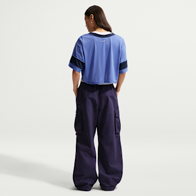 Jersey oversized cropped para mujer Nike Sportswear